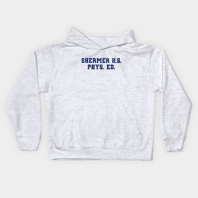 Shermer High Phys. Ed. Kids Hoodie by AnimalatWork